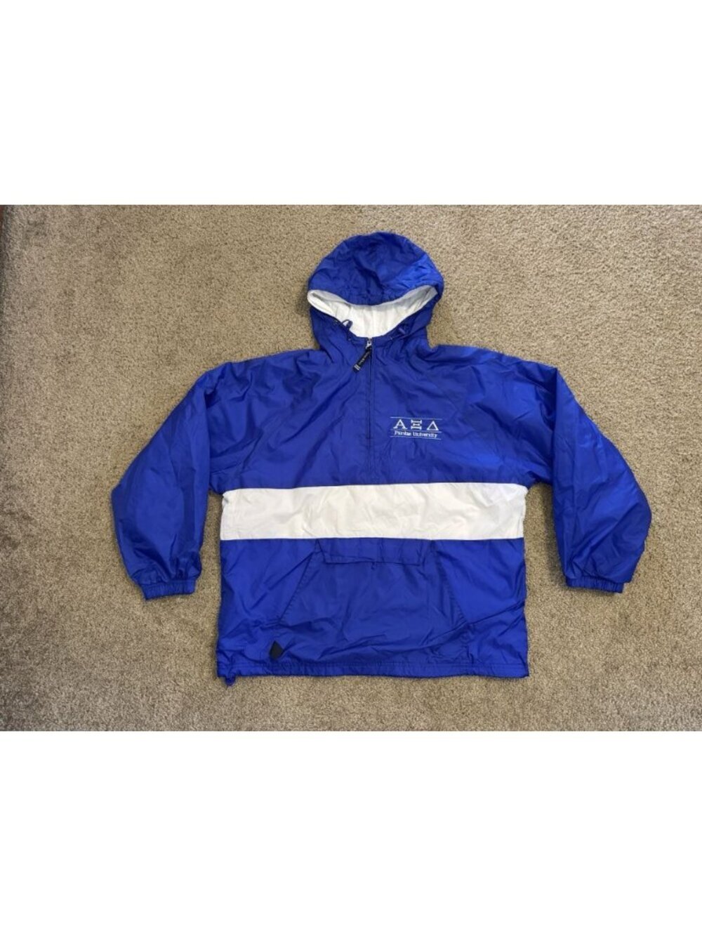 PURDUE UNIVERSITY ALPHA XI DELTA Windbreaker College Hoodie Jacket Windbreak S